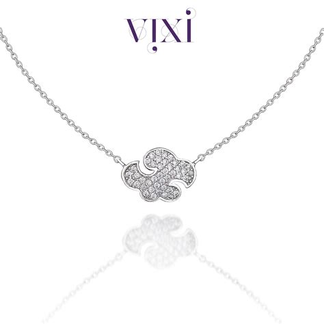 Vixi Silver Daydream Pave Pendant