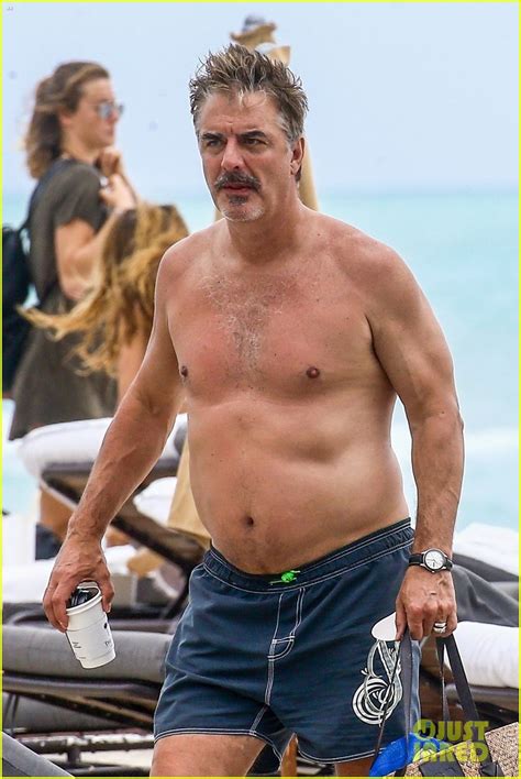 Chris Noth Goes Shirtless On The Beach During Miami Vacation Photo 4082908 Chris Noth