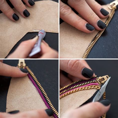 How To Make A Zipper Statement Necklace Zipper Bracelet Zipper Jewelry