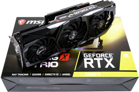 Test Msi 2080 Ti Gaming X Trio Du Très Bon Boulot