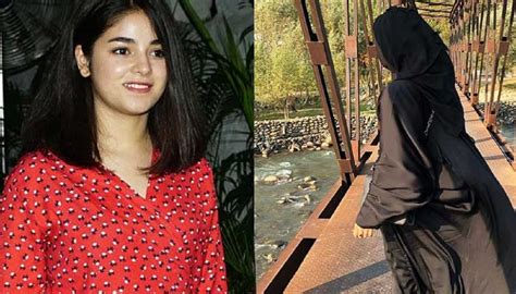 dangal actress zaira wasim posted first picture after quitting bollywood two years ago checkout