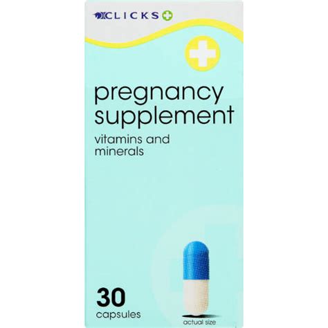 Clicks Pregnancy Supplement 30 Capsules Clicks