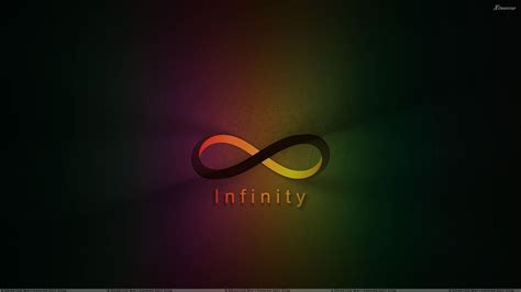 Galaxy Infinity Symbol Background