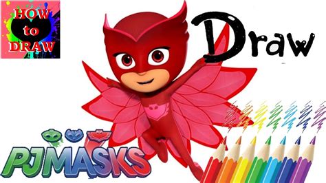 Owlette Pj Masks How To Draw Youtube