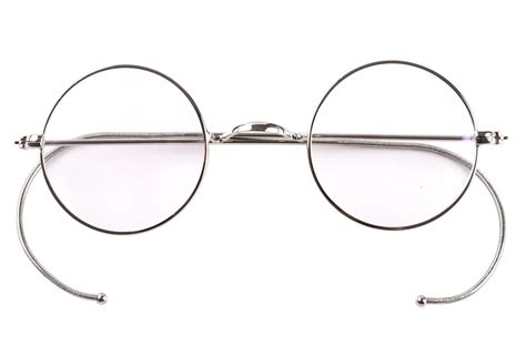 Agstum Retro Small Round Optical Rare Wire Rim Eyeglasses Frame 39mm