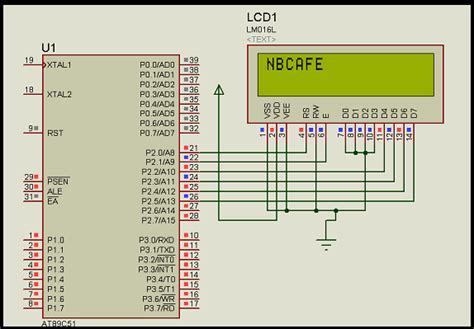 Interfacing Lcd With 8051 Microcontroller Using Mikro C For 8051 Nbcafe