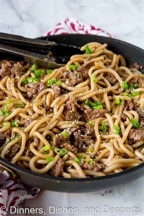 How to cook mongolian beef noodles. Mongolian Noodles Recipes With Ground Beef / Mongolian ...