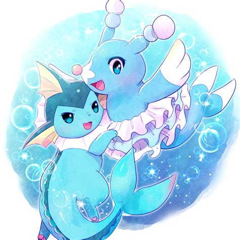 The Big Imageboard Tbib 2016 Ambiguous Gender Blue Theme Brionne Bubble Cute Duo Eeveelution