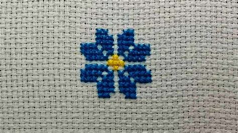 Cross Stitch Embroidery Easy Cross Stitch Flower Design For Beginners