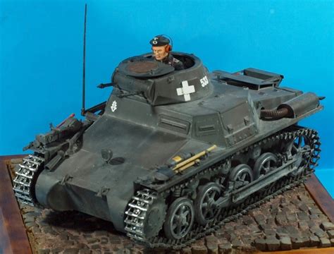 116 Scale Takom Panzer I Ausf A With Solmodel Figure And Base Lsm