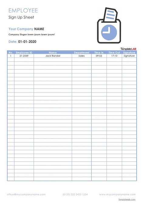 Overtime Sign Up Sheet Template Excel Addictionary
