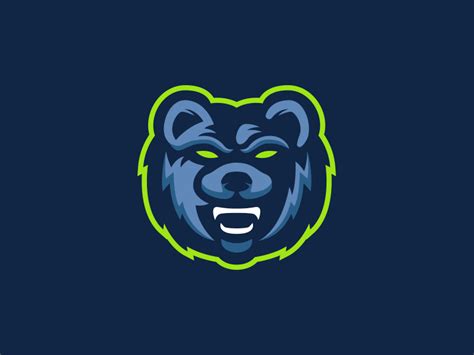 Grizzly Bear Mascot Logo By Kyle Papple On Dribbble