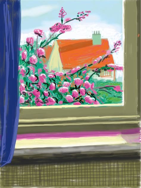 David Hockney Ipad Drawing My Window No 778 17th April 2011 Buy