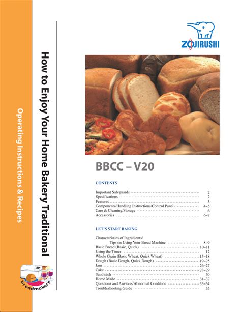 These files contain exercises and tutorials to improve you can download pdf versions of the user's guide, manuals and ebooks about zojirushi bbcc s15 bread machine, you can also find. Zojirushi Bread Machine Recipes Bbcc-S15 - Small Kitchen Appliances Zojirushi Bread Machine ...