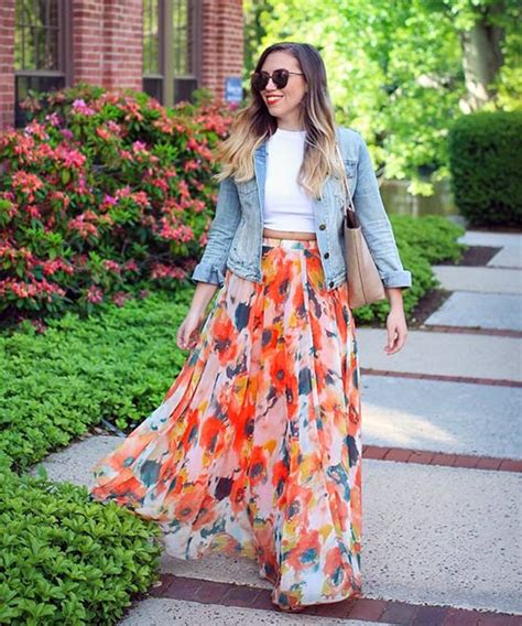 How To Wear A Maxi Skirt 20 Best Outfits