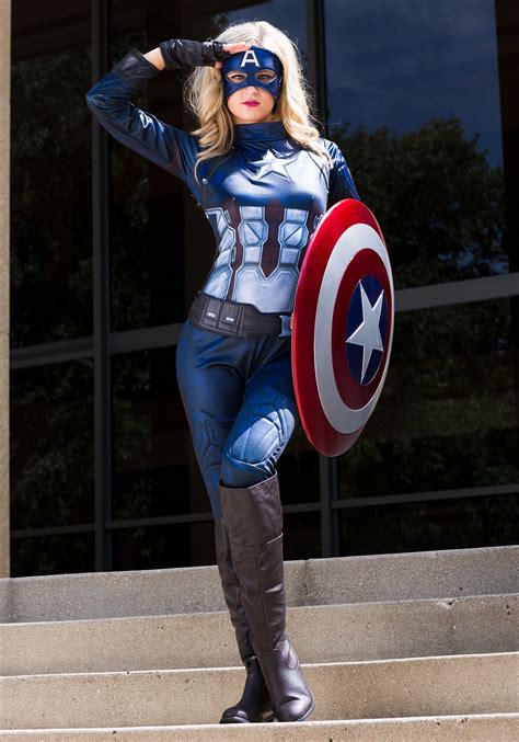 Buy Ladies Captain America Costume In Stock