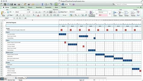 Project Management Timeline Template Word Timeline Spreadshee Project