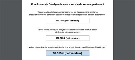 L Estimation De La Valeur V Nale D Un Bien Obsimmo Fr