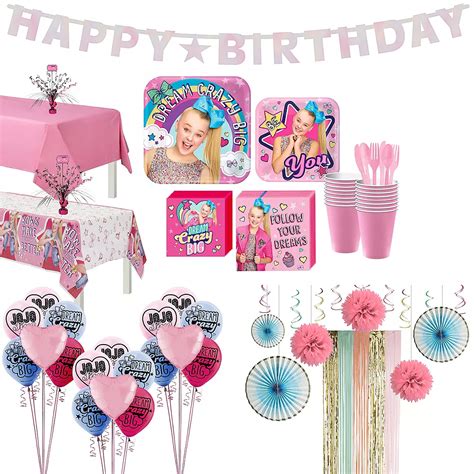 Jojo Siwa Ultimate Party Kit For 16 Guests Party City