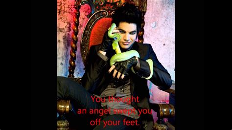 Adam Lambert For Your Entertainment Lyrics On Screen Youtube
