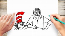 How to Draw Dr Seuss Step by Step - YouTube