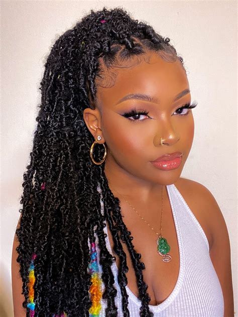 9 9 9 On Twitter Natural Hair Styles Faux Locs Hairstyles Braided