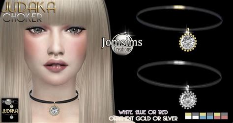 Accessoires Sims 4 Chokers Sims 4 Sims