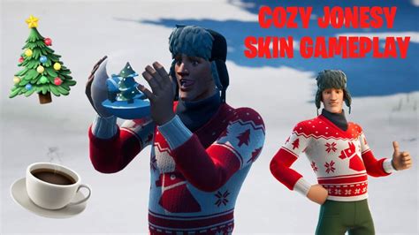 New Cozy Jonesy Skin Gameplay Blinky Skin In Item Shop Fortnite Battle Royale Youtube