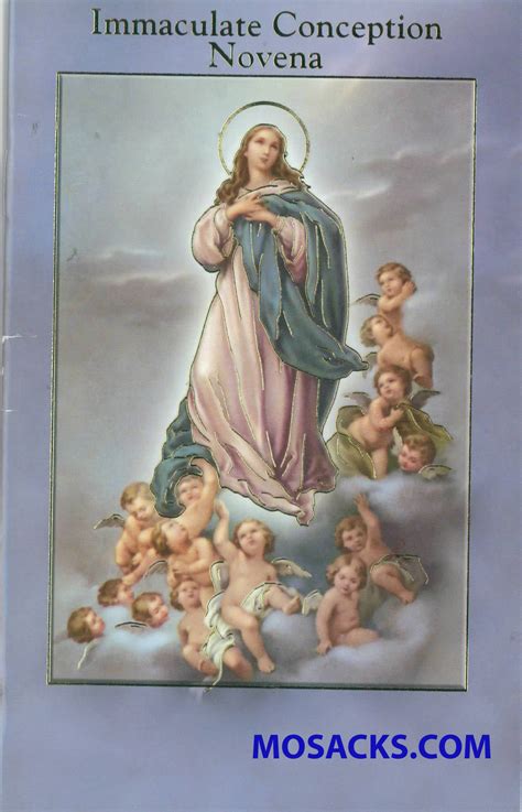 Immaculate Conception Novena Prayer Book With Prayers Is 375 X 5 78