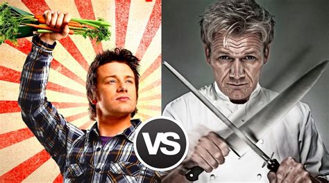 Gordon ramsay shows james corden how to cook hot and sour soup. Jamie Oliver Vs. Gordon Ramsay - Who Is Better Chef; Jamie ...