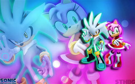 Silver And Amy The Hedgehog Wallpaper By Sonicthehedgehogbg On Deviantart