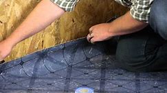 How to Install Vinyl Sheet Flooring With Double-Sided Tape : Flooring Projects