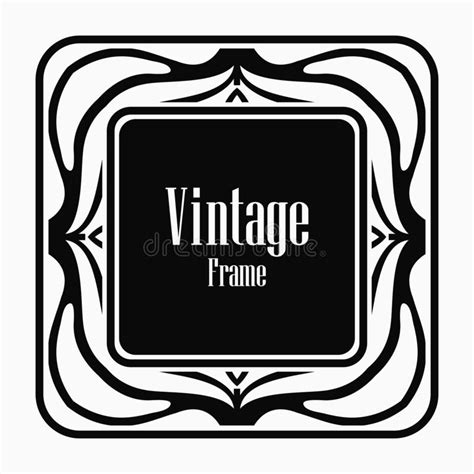 Vintage Art Deco Frame Stock Vector Illustration Of Decorative 131544559