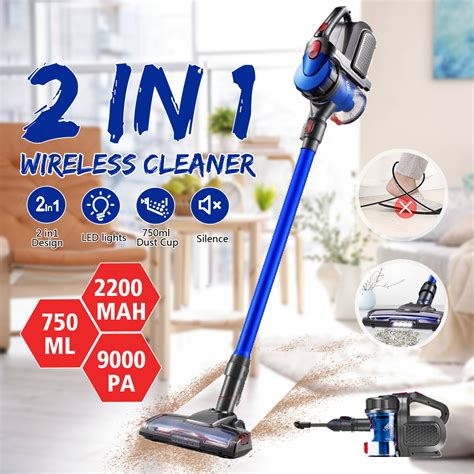 2 In 1 Stick Cordless Vacuum Cleaner And Handheld Car Vacuum With