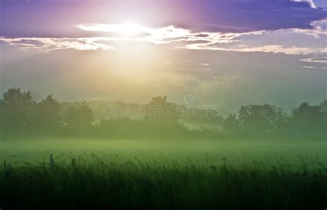 Lilac Sunset Stock Image Image Of Russian Background 32381777