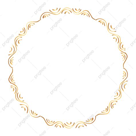 Gold Decorative Frame Vector Art Png Creative Gold Plated Decorative