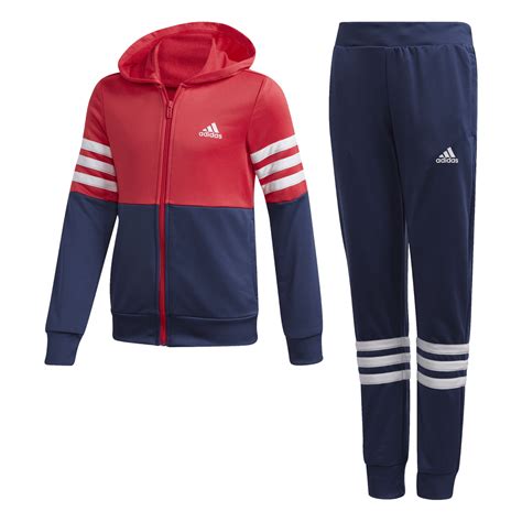 Adidas Hooded Girls Track Suit Juniors From Excell Sports Uk