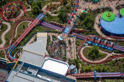 Operational Toy Story Land Aerial Views Photo 7 Of 8
