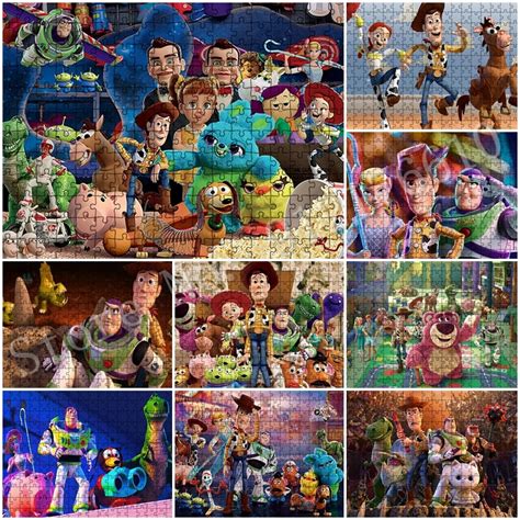 Toy Story Jigsaw Puzzle Disney Movie Characters Sheriff Woody Buzz