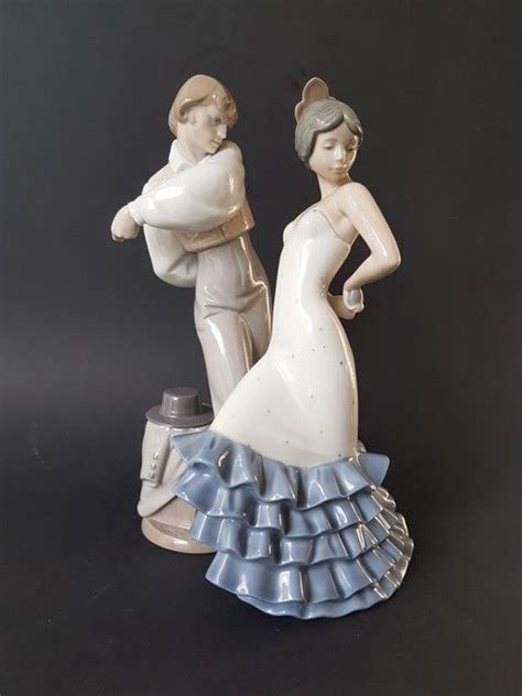 Nao By Lladro Spanish Flamenco Dance Couple Catawiki