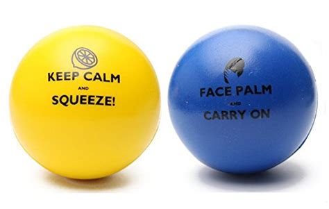 Galleon Pure Origins® Keep Calm Funny Motivational Stress Balls