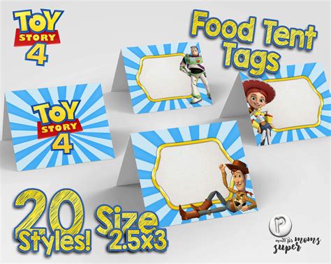 Toy Story Food Labels Free Printables