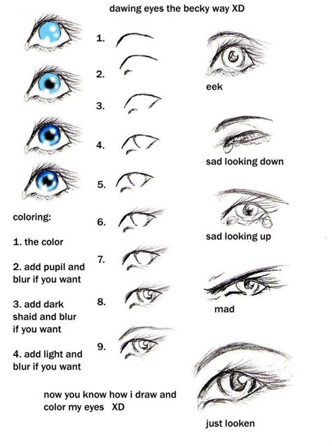 Ways To Draw Eyes Trusper