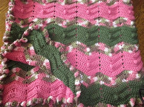 Pink Camo Pink Camo Special Ts Crochet Blanket
