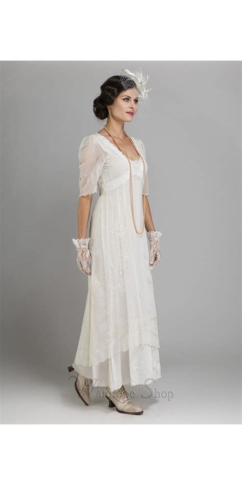 New Vintage Titanic Tea Party Dress In Ivory By Nataya Lace Wedding