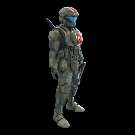 Halo Odst Armor Wearable 3d Model With Weapon Etsy