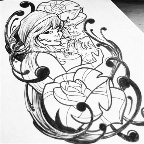 Red Riding Hood Tattoo Design Sacred Heart Tattoos Illustration Design Tattoo Designs