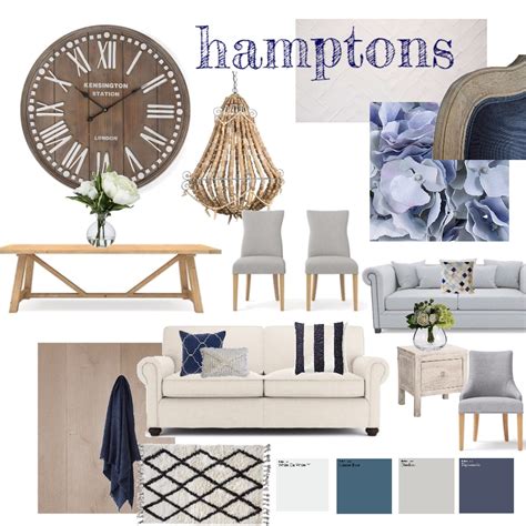 Hamptons Inspired Interior Design Mood Board By Natashad Style Sourcebook