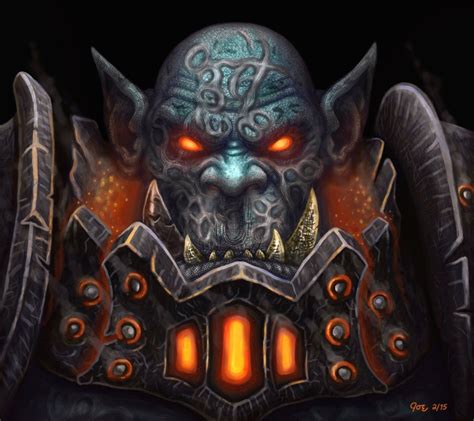 Orc Warchief Blackhand Warcraft Warcraft Warcraft Iii Warcraft