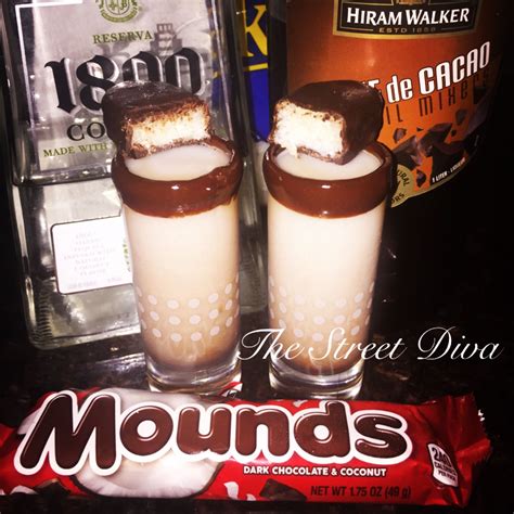 This search takes into account your taste preferences. Mounds Shot Tequila 1800 Coconut Mile Creme de Cocao ...